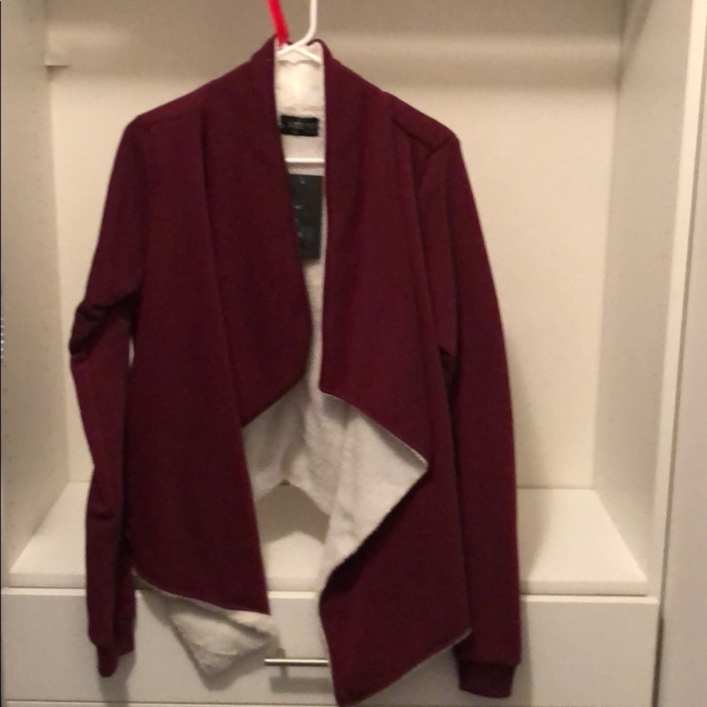 Super Miss wrap jacket with fleece lining.